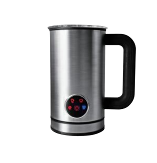 Mleko Electric, ciepłe i zimne mleko parowca, 5 w 1 Automatyczna podgrzewacza mleko ze stali nierdzewnej z ekranem dotykowym do kawy, latte, macchiato, cappuccino, gorąca czekolada